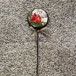 “Joy to the world” pot ornament